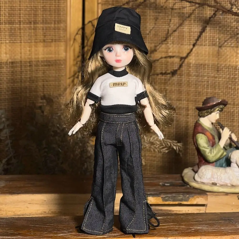 1 Set 1/6 SD 30cm Bjd Doll with Clothes Attractive Eyes Long Hair Princess Dress Up BJD Dolls Anime Elegant