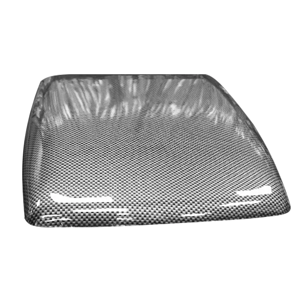 Universal Car Decorative Air Flow Intake Hood Scoop Turbo Bonnet Vent Cover Hood Car Styling Carbon Fiber Pattern