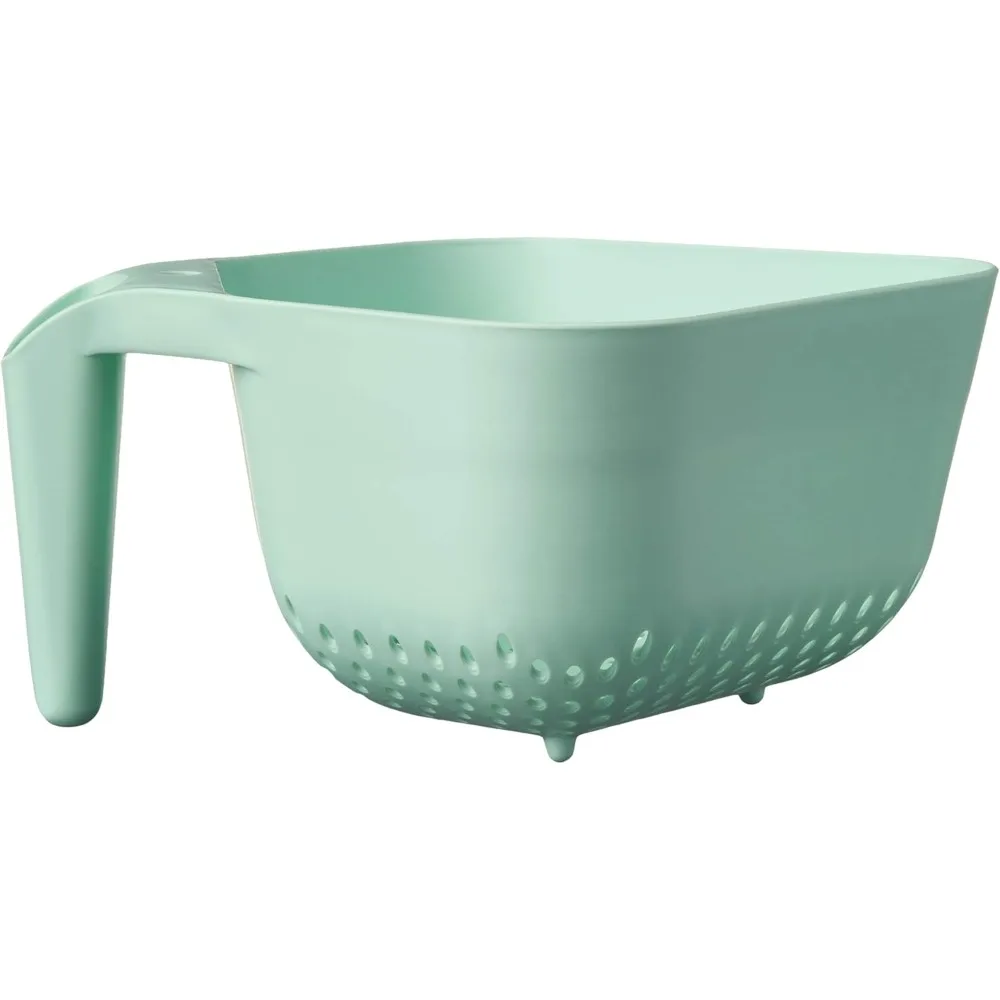 3-литровый дуршлаг, не содержащий бисфенола А, пищевой, безопасный, пластиковый фильтр с ручкой, сверхмощный, термостойкий, кухонный слив для макарон и овощей S