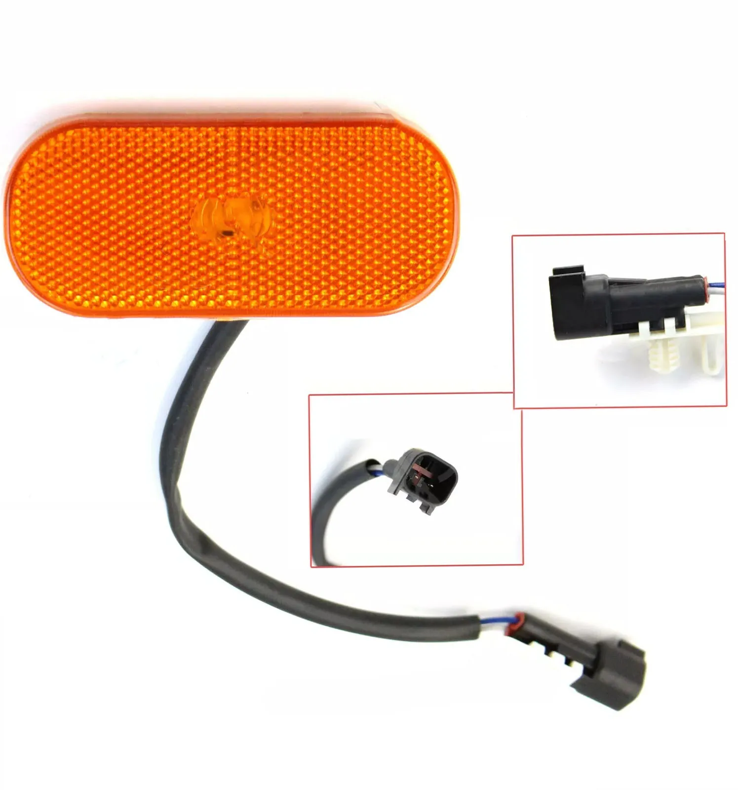 Luce di posizione laterale per auto per Ford Transit 2014 - 2022 SU MK8 Luci di posizione laterali Lente della lampada Nuovo 2.2 2.0 1832493 Sostituzione laterale dell'auto