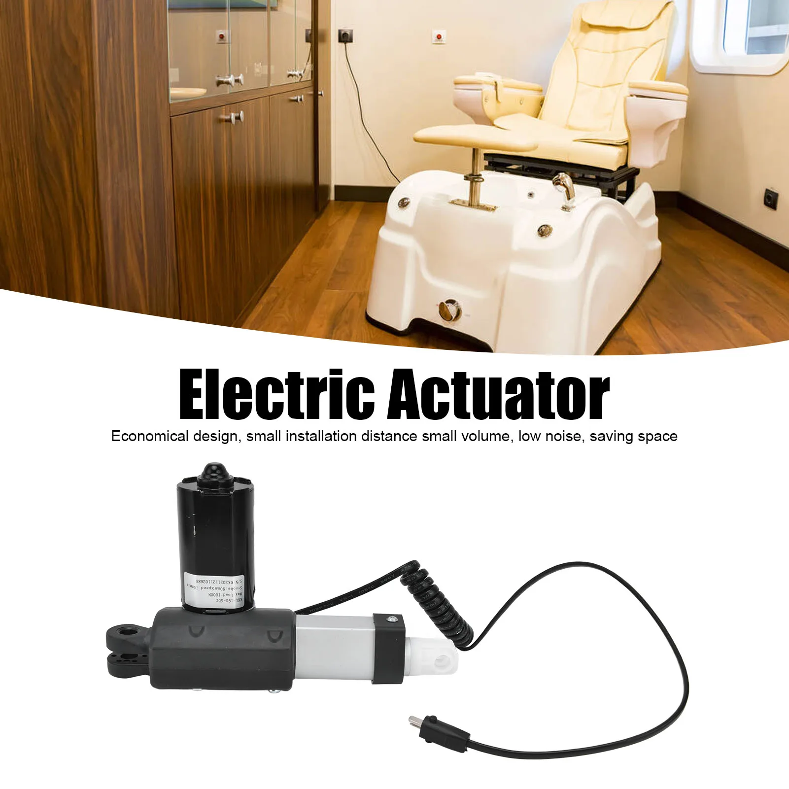 

Linear Actuator 50MM Stroke 1000N Load High IP Protection Grade Electric Actuator for Electric Bed Electric Sofa DC29V