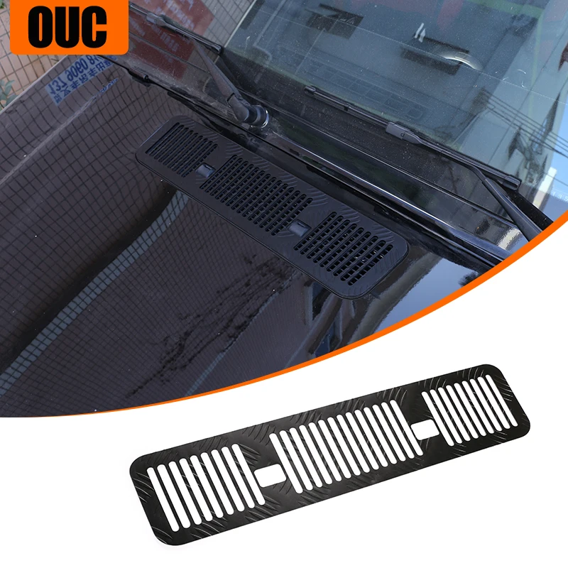 

Alloy Car Engine Hood Grille Grill Vent Cover Trim For Mercedes Benz G Class W463 G350 G500 G63 2019 2020 Exterior Accessories