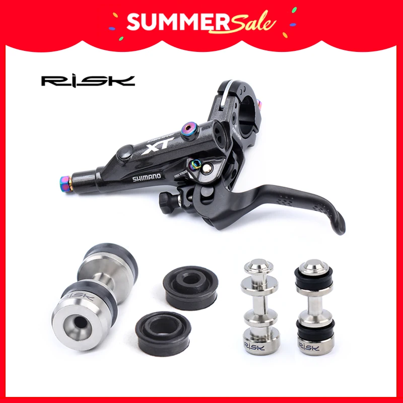 RISK Titanium Mountain Bicycle Brake Lever Piston For Shimano XT M8000 M7000 SLX M785 Disc Brake Piston Repair Part Bike Part