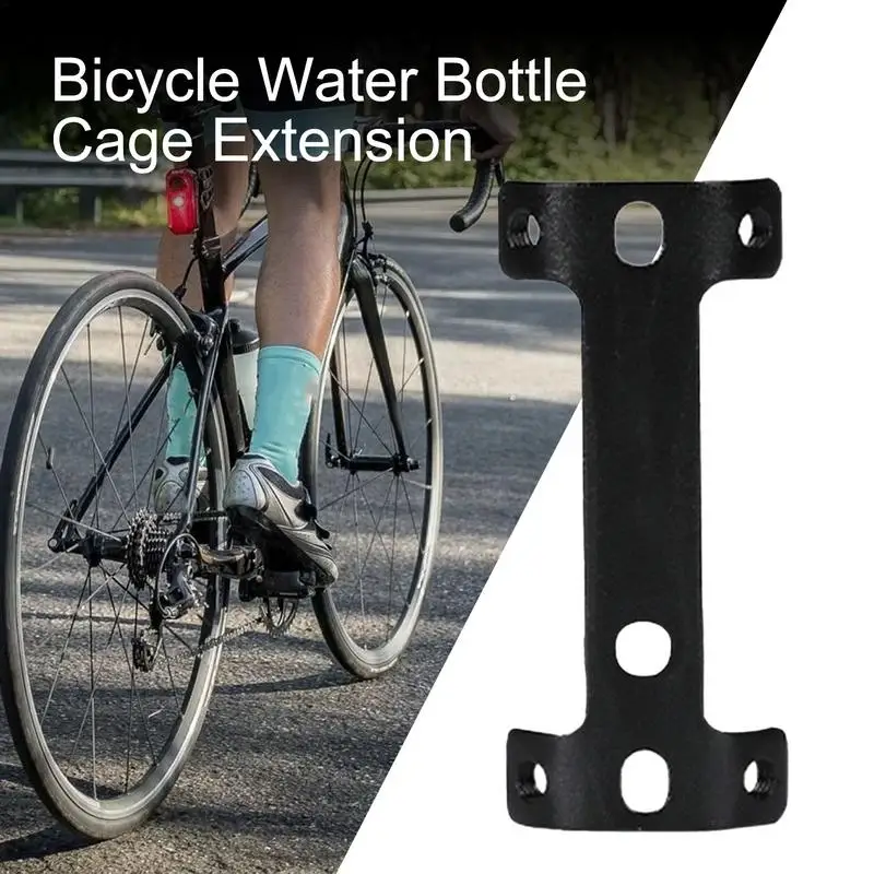 

Bicycle Bottle Mounting Base Aluminum Alloy Bicycle Bottle Cage Extension Adapter Lightweight Secure Bottle Cage Mount Cycling