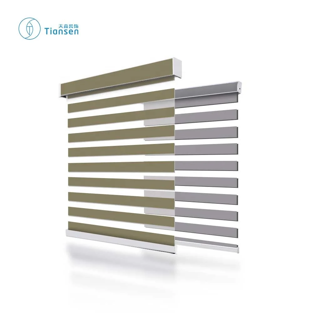

Eco-friendly Venetian Zebra Shades Blackout Window Shades Blind In Cover For Hotels Balcony Zebra Window Blinds