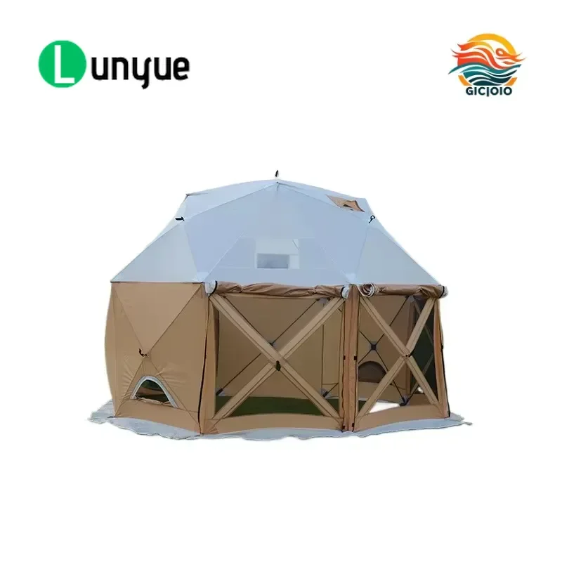 Translucent Dome Tent Spherical Portable Folding Outdoor Camping Picnic Sunshade Windproof Leisure Shelter