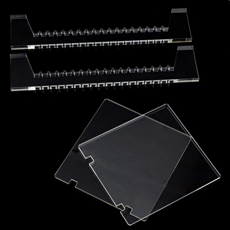 Vinyl Record Storage Holder Acrylic Music Albums Multifunctional Display Stand In This Modern Portable Rack Unit