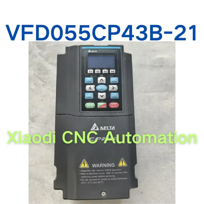 

Second hand VFD055CP43B-21 inverter 5.5KW test OK, fast shipping