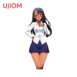 UJIOM 13cm X 5.7cm Seductive Nagatoro Cartoon Helluva Boss Wall Stickers Tile Vestibule Decal Personality Home Decor Chambre