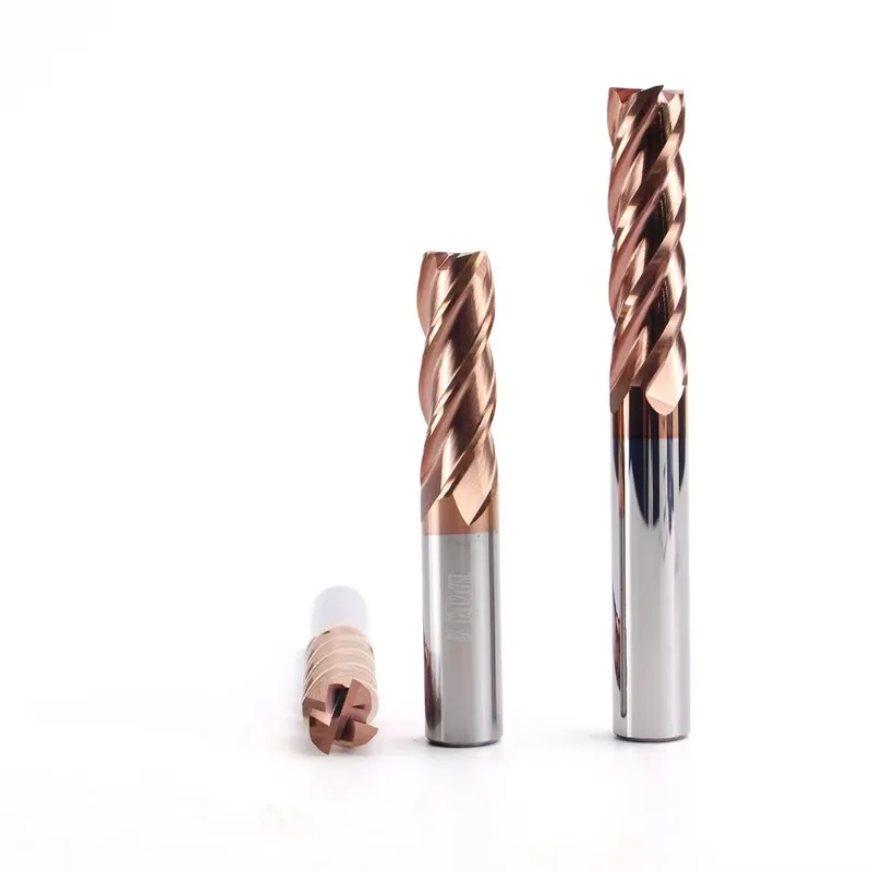 Tungsten steel milling, 2-sided numerical control machining center milling, alloy flat bottom end milling