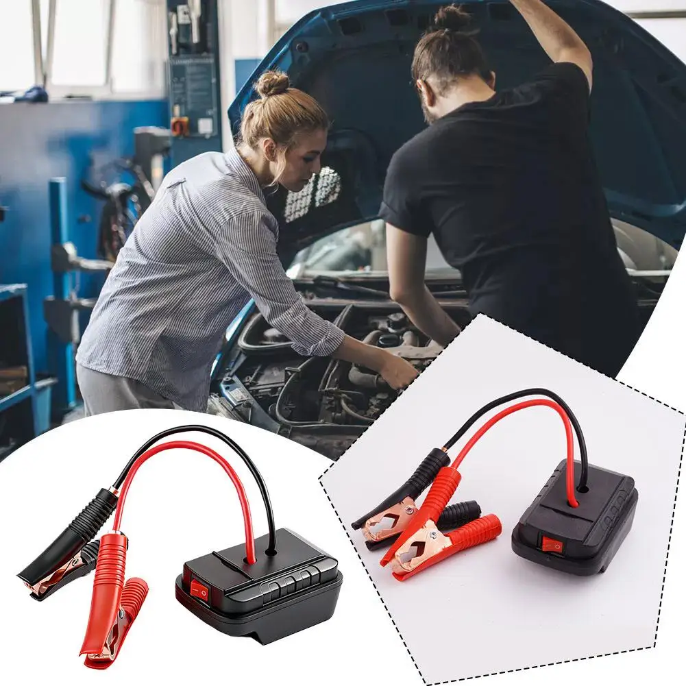Batterie-zu-Auto-Notstartgerät für Makita Lithium-Batterie-Booster-Konverter, tragbarer Starthilfekabel-Adapter, Autozubehör – Detail 4