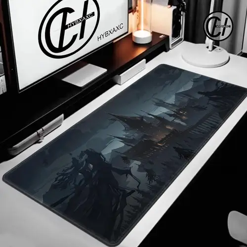 Alfombrilla de ratón para PC, alfombrilla de ratón de Anime Castle Potters de 900x400, alfombrilla de escritorio extendida de goma antideslizante para ordenador portátil, armario para jugadores, alfombra para teclado HD