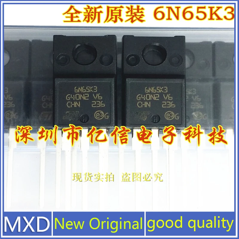 5Pcs/Lot New Original 6N65K3 STF6N65K3 Field Effect Mostube 6A/650V Inlet Good Quality In Stock