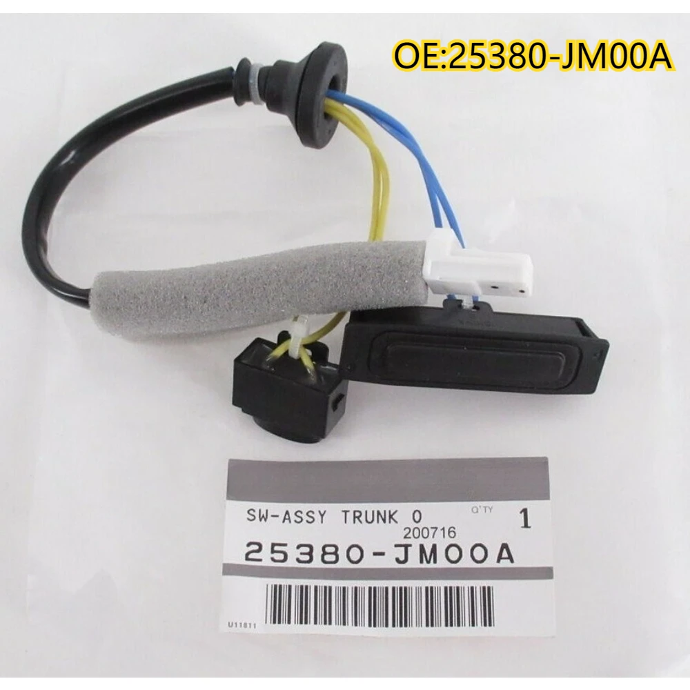 

High quality New For 25380-JM00A Nissan Liftgate Hatch Release Switch Assy 2008-2015 Rogue