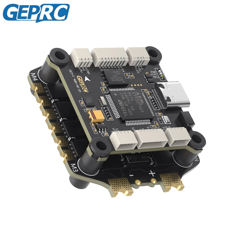 GEPRC TAKER F405 BLS 65A Stack, F405 Flight Controller 4IN1 65A ESC 3-6S FPV Drone Combo