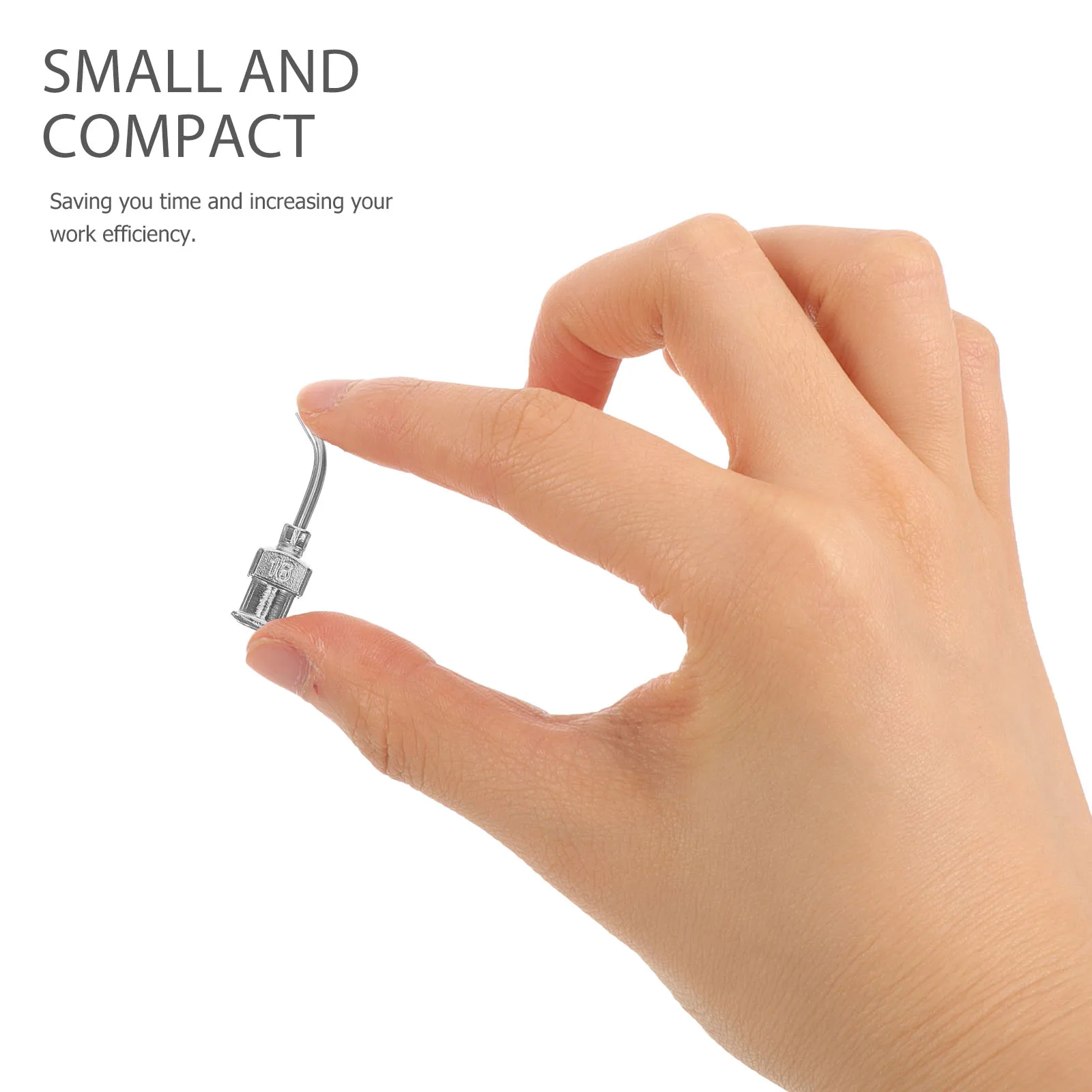 

12Pcs Stainless Steel Dispensing Needles 45 Degree Blunt Tip 16 Gauge Glue Syringe Tips for Precision Control in Industrial