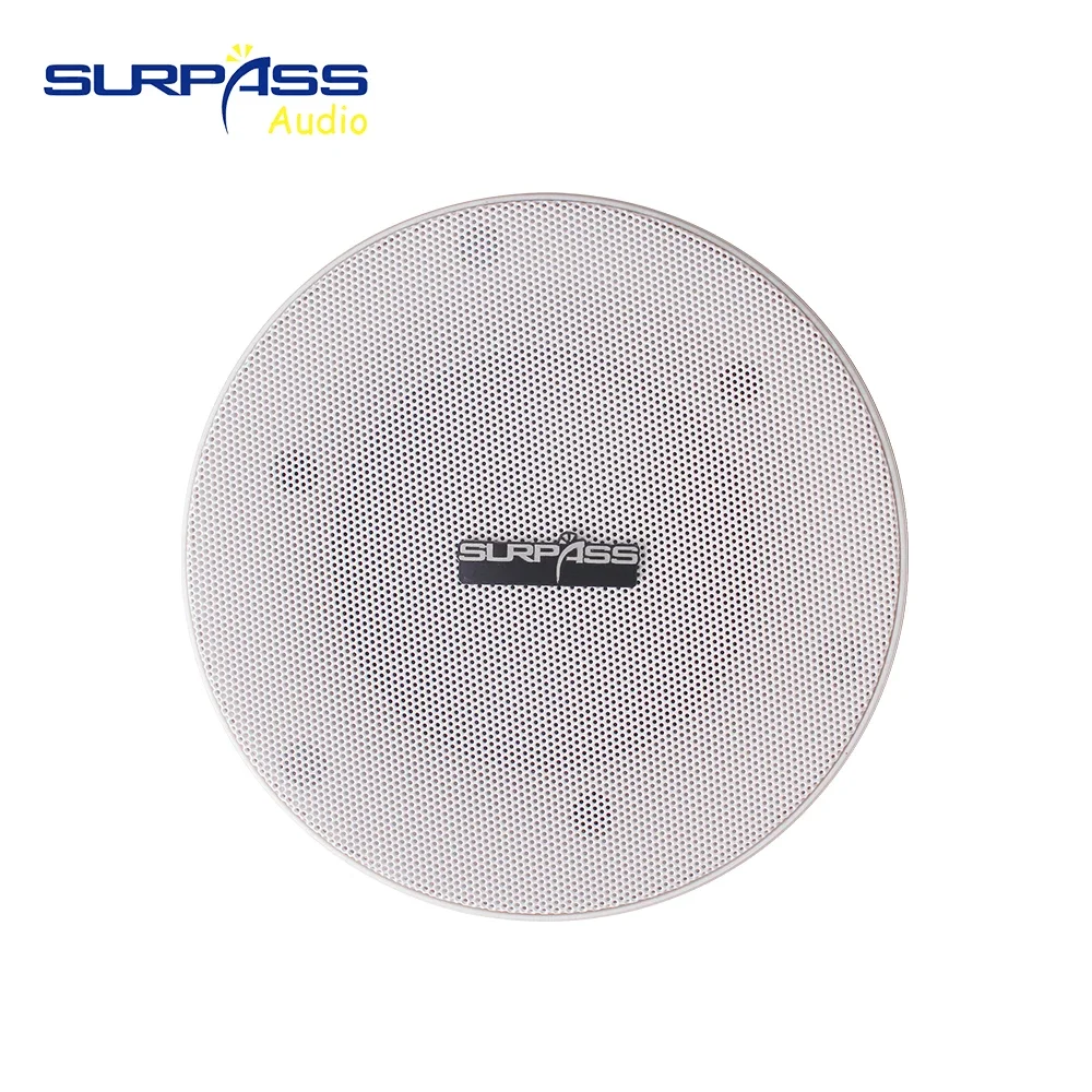 السلبي سقف مقاوم للماء الحمام سقف المتكلم مكبر الصوت البحرية سقف المتكلم المطبخ غرفة المعيشة نظام الصوت الصوت 25 واط