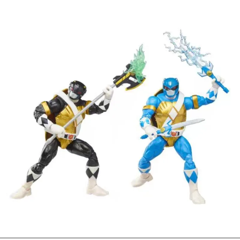 New Original Hasbro POWER RANGERS Teenage Mutant Ninja Turtles LIGHTNING COLLECTION MORPHED DONATELLO / LEONARDO Action Figure - view 4
