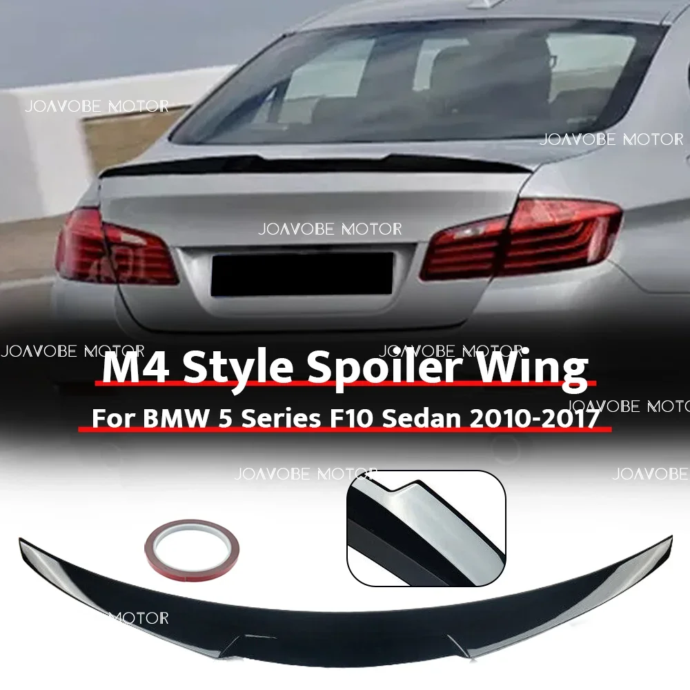 

Glossy Black M4 Style Rear Spoiler Wing For BMW 5 Series F10 Sedan 2010-2017
