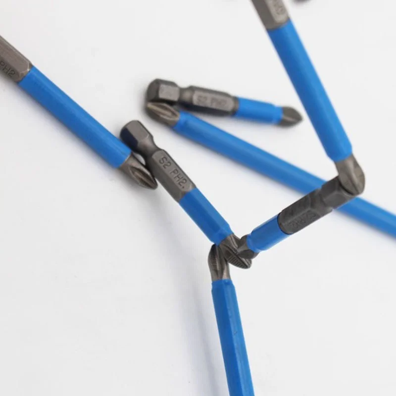 90/150mm PH2 Anti-Slip Elektrische Schraubendreher Bit Set Bits 1/4 "(6,35mm) hex Schaft Magnetische Bits Power Werkzeuge Zubehör