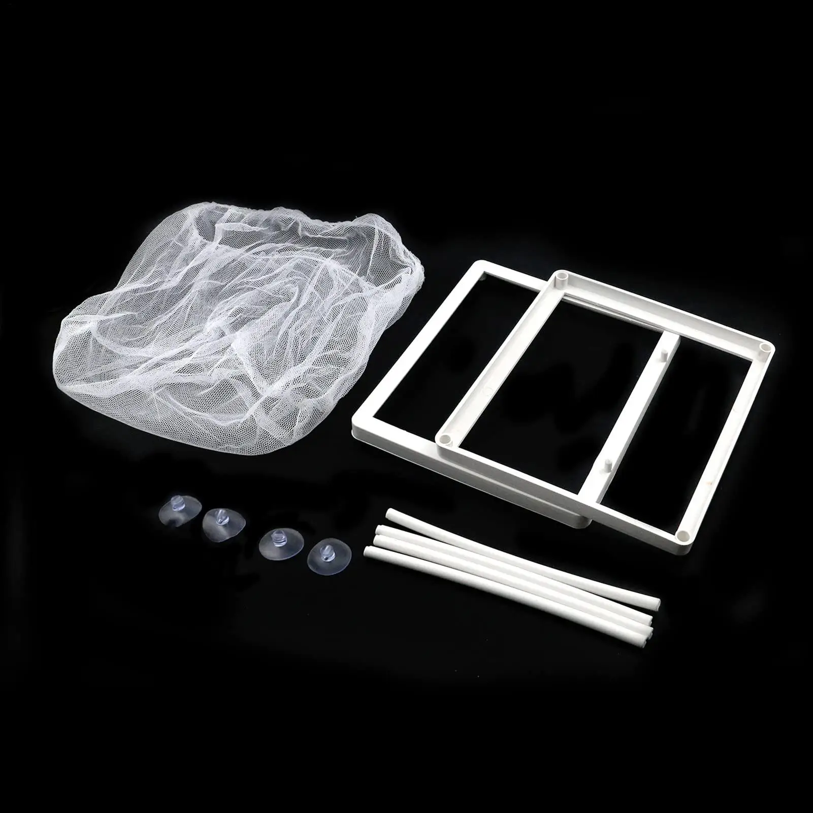 Fischzuchtbox mit Saugnapf, DIY-Aquarium-Brutkasten, Netzbox zur Trennung von Jungfischen, Inkubatorbox für Fischbrut. – Detail 6