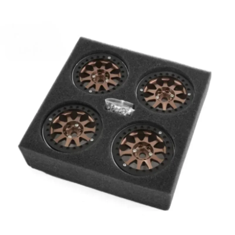 Rock Crawler 2.2-Inch Alloy Wheel Hub Simulated Climbing Car Rock Crawler Lock Tire Wheel Hub for Scx10 TRX-4 General Wheel Hub