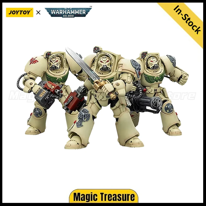 

В наличии: Оригинальная фигурка JOYTOY Warhammer 40K Dark Angels Deathwing Terminator, 3 шт., масштаб 1/18.