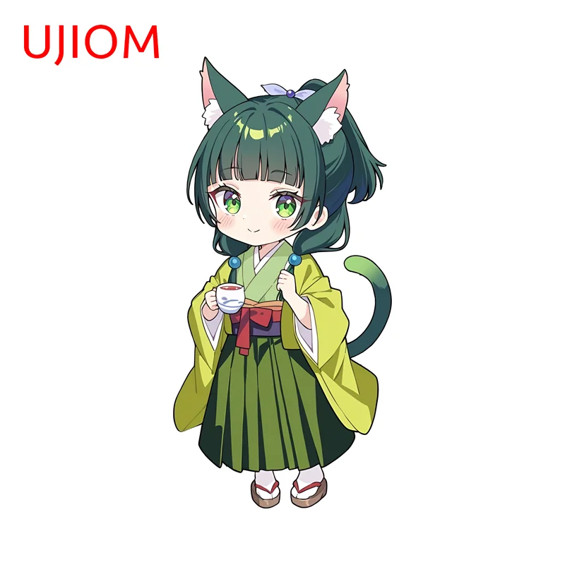 UJIOM Mao Mao Lovely Anime Figure Wall Sticker Popular Amusing Edgy Sunscreen Vinyl Decal Suitable For Creative Stickers