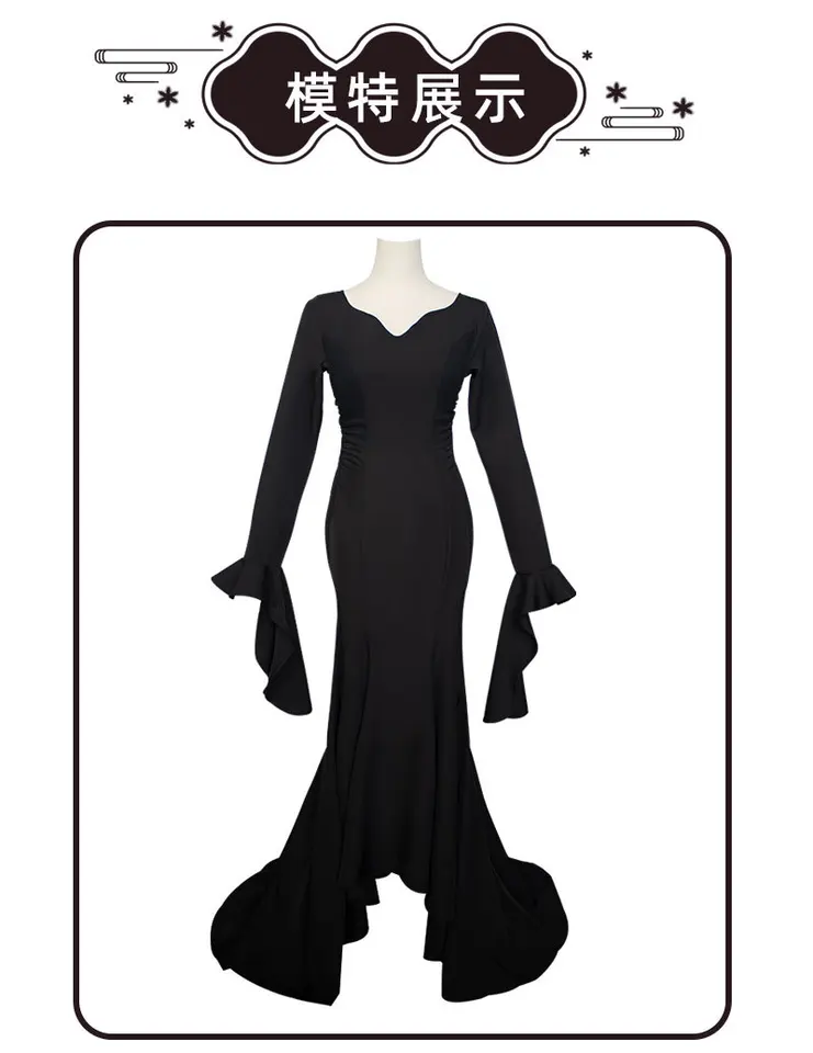 black morticia addams dress Morticia Dress in Black XL main image 0