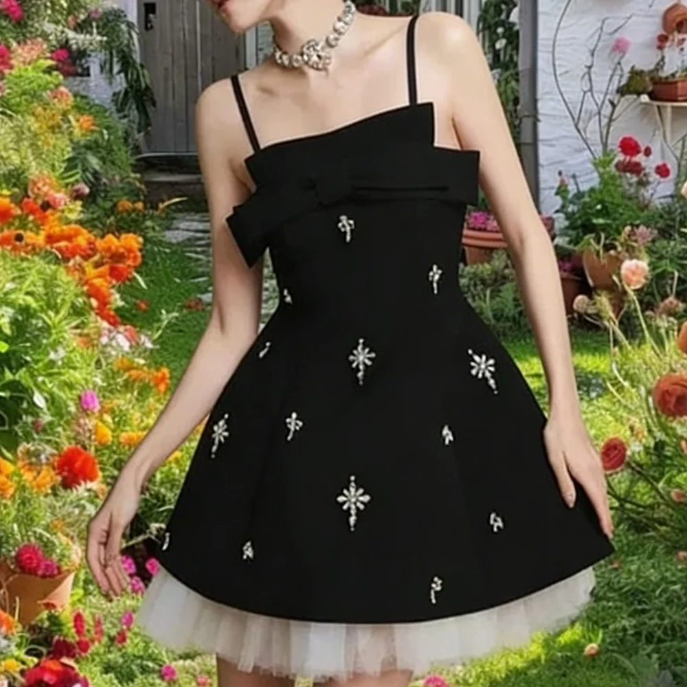 

Элегантные вечерние платья А-силуэта без бретелек с бисером, без рукавов, для торжественных мероприятий, дней рождения, выпускных вечеров, на заказ