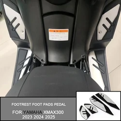 Motorcycle Anti Slip Foot Pedal Foot Pegs Pad Pedal Rests Footpegs Footrest For XMAX X-MAX 300 X-MAX300 2023 2024 2025