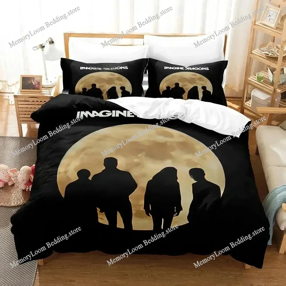 Imagine Dragons Album Bedding Set Single Twin Full Queen King Size Bed Set Aldult Kid Bedroom Duvetcover Sets bed sheet set 2025