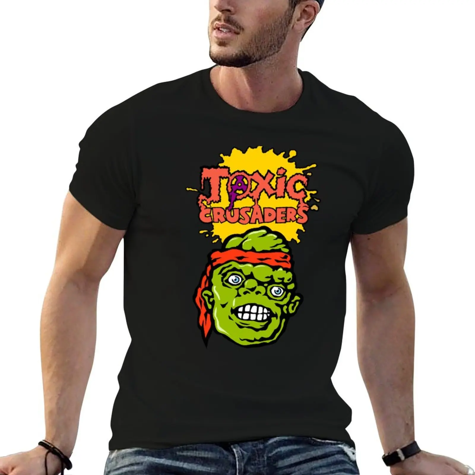 

Toxic Crusaders T-Shirt graphic t shirts for man cotton tshirt 100% essential t shirt T-shirt
