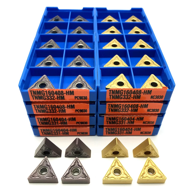 

TNMG220404 TNMG220408 HM PC9030/NC3020 Твердосплавная пластина Внешний токарный инструмент Высококачественная токарная пластина Обработка режущей стали