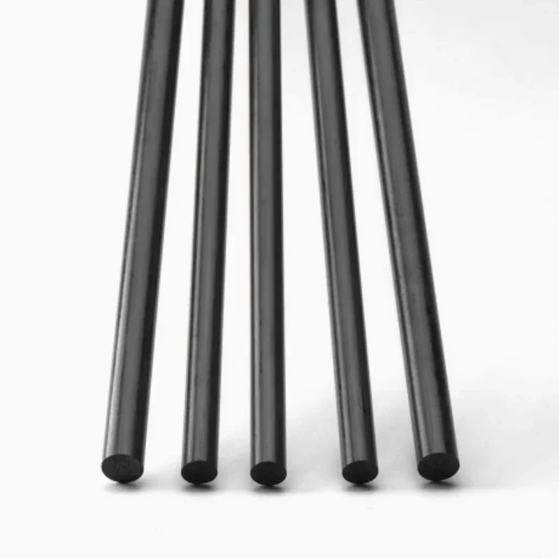 1/2/5 Stück hochfeste Kohlefaser-Massivstange, Durchmesser 2–30 mm, zylindrische Welle für RC-Modell-Drohnen, Roboter, DIY-Projekte. – Detail 3