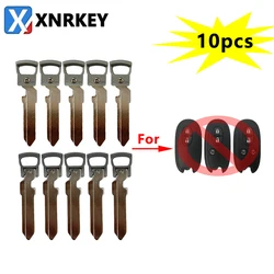 XNRKEY 10 Pcs Emergency Key Keyless Entry Uncut Blade for Suzuki E Alto Hasla 1 - Lapin Wagon R Remote Car Key