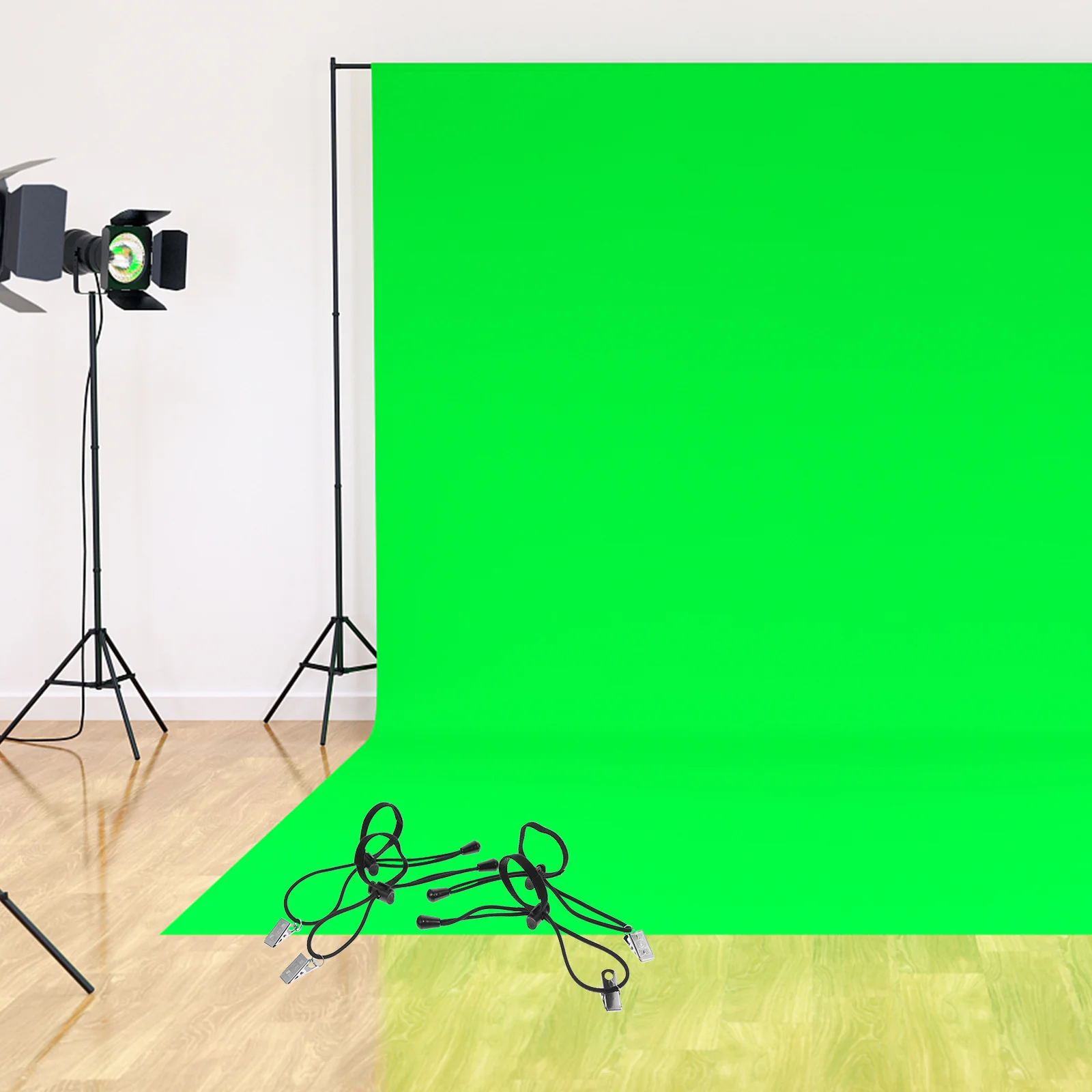 

12Pcs Background Backdrop Clips Set Durable Elastic Clamp for Photography Studio Holder