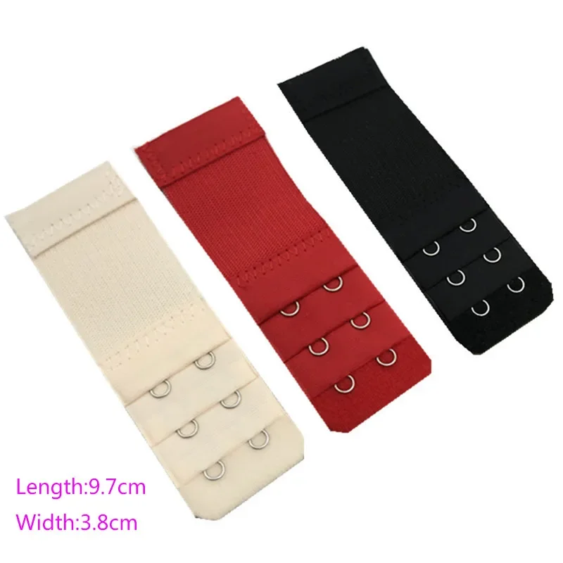 1PC Bra Extender For Women\'s 2 Hook Elastic Bra Extension Strap Hook Clip Expander Adjustable Belt Buckle Intimates