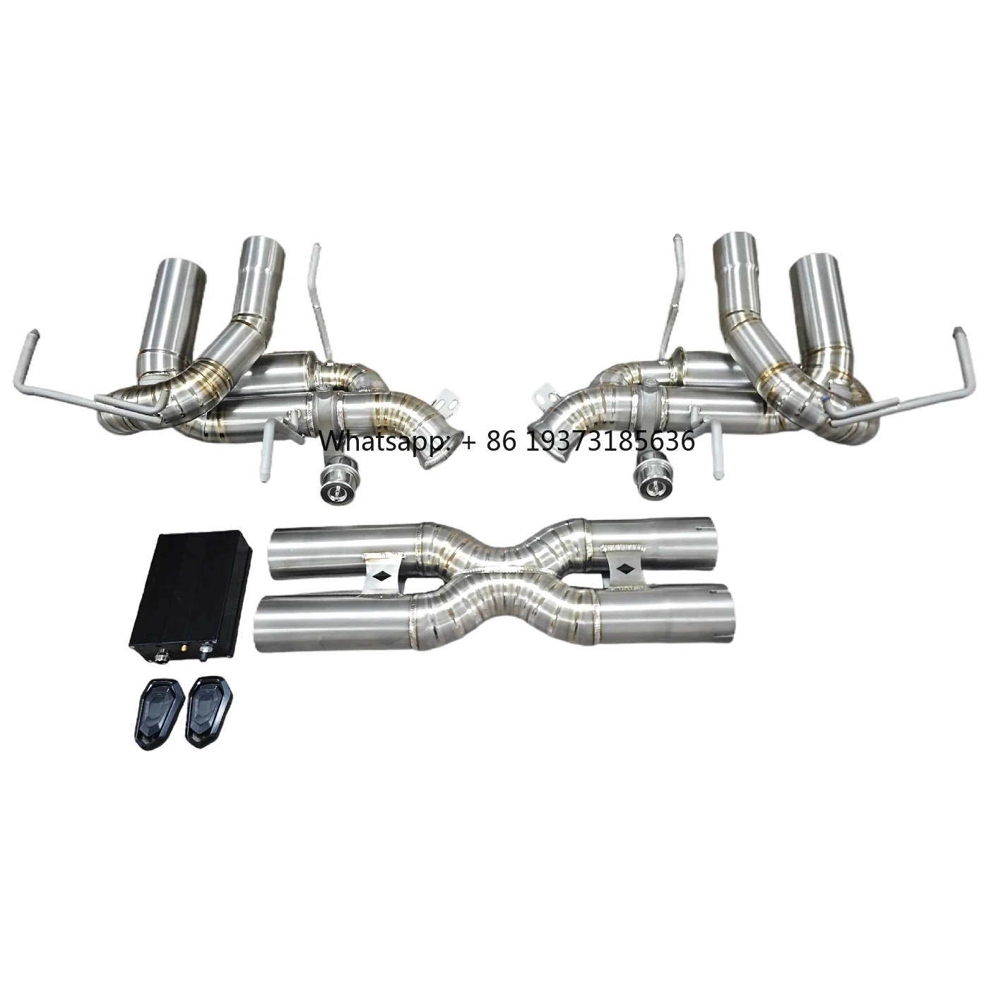 نظام عادم التيتانيوم AKS لعادم فيراري F12 6.3L V12 بدون قيمة #4