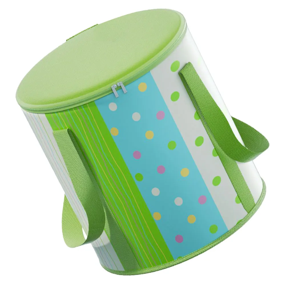 

Foot Bath Bucket Deep Tub Foldable Soak Portable 15L Capacity Green Dots Thicken For Home Travel Foot Care Leg Wash Elderly Use