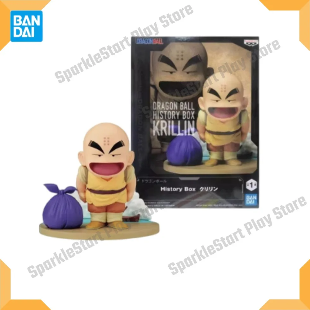 

Bandai Genuine BANPRESTO Dragon Ball History Box Krillin Anime Action Figure Collectible Model Toys Ornaments Gift