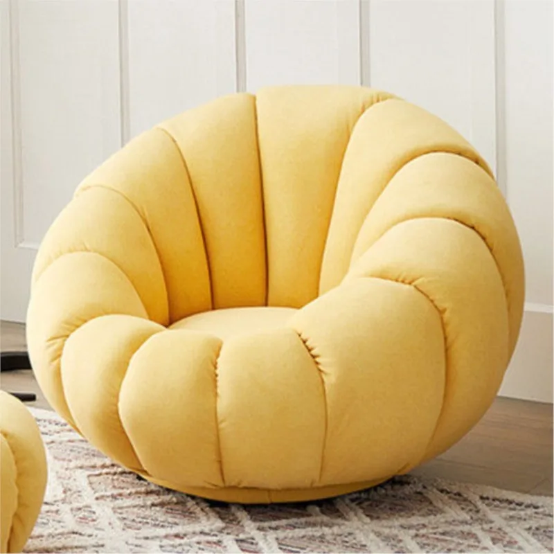 IHOME Pumpkin Sofa Kanapa, Tatami Balkon, Pojedyncza sofa wypoczynkowa, Mały fotel domowy Leniwa kanapa Sofá Salon Sofá