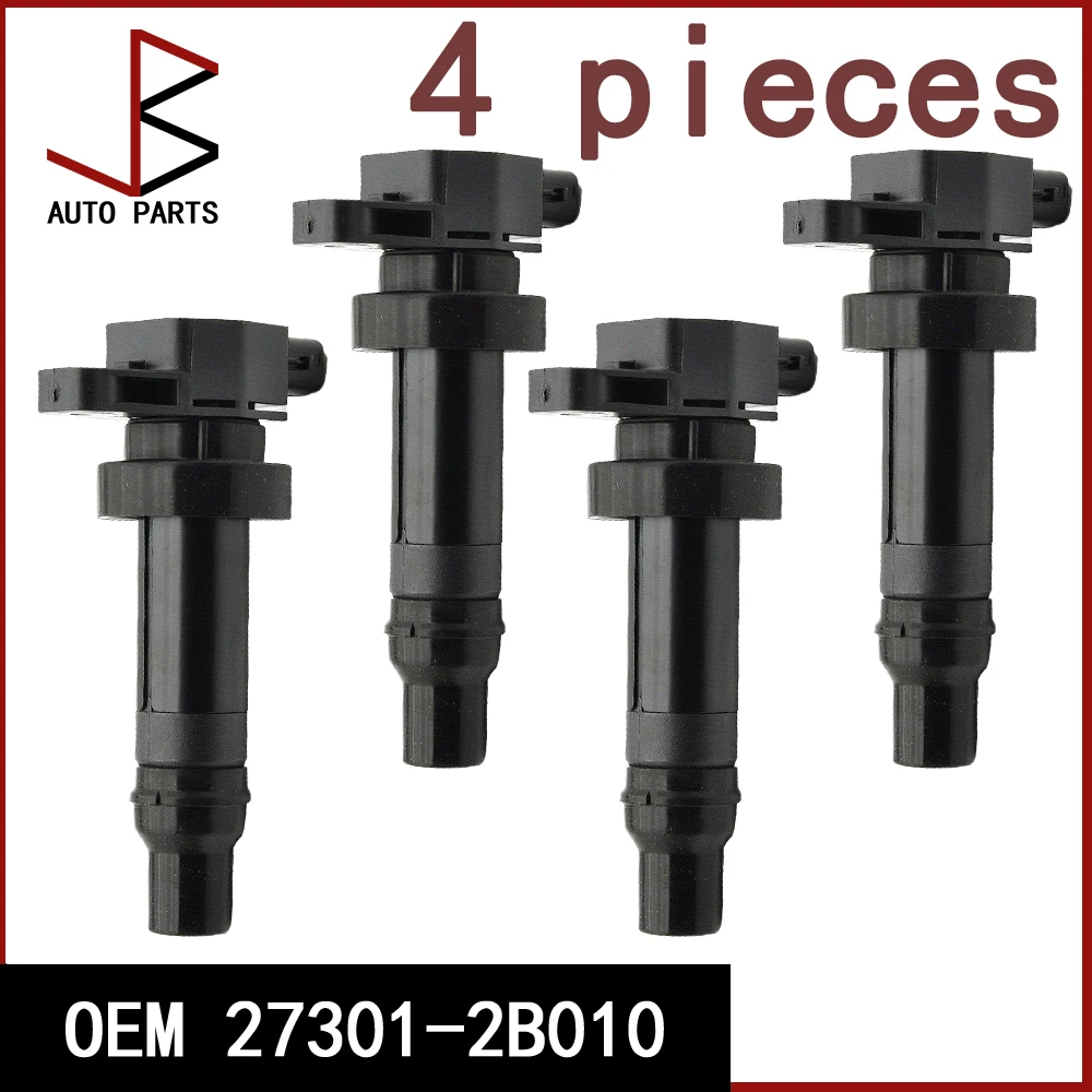 

4pcs/lot OEM 27301-2B010 27350-2B000 High Performance Ignition Coil Fits Hyundai Kia Motor 10-11 Kia Soul 1.6L 273012B010