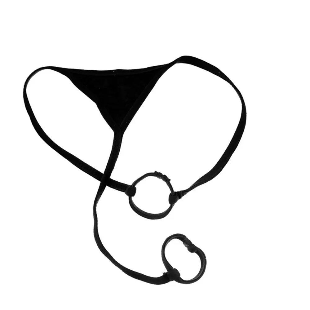 

Men's Stretch T-Back Thong Underwear - Breathable Pouch Support G-String for Sports & Daily Wear (All Seasons)