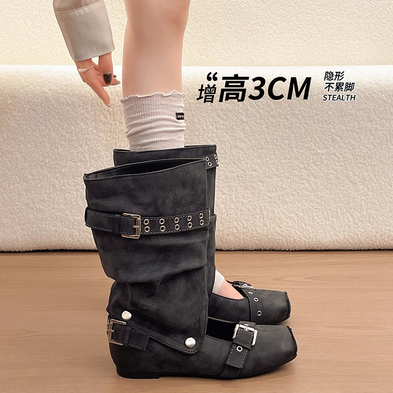 Square-toe, Niche Vintage-styl - Vintage Fashion In 2026 评论和价格