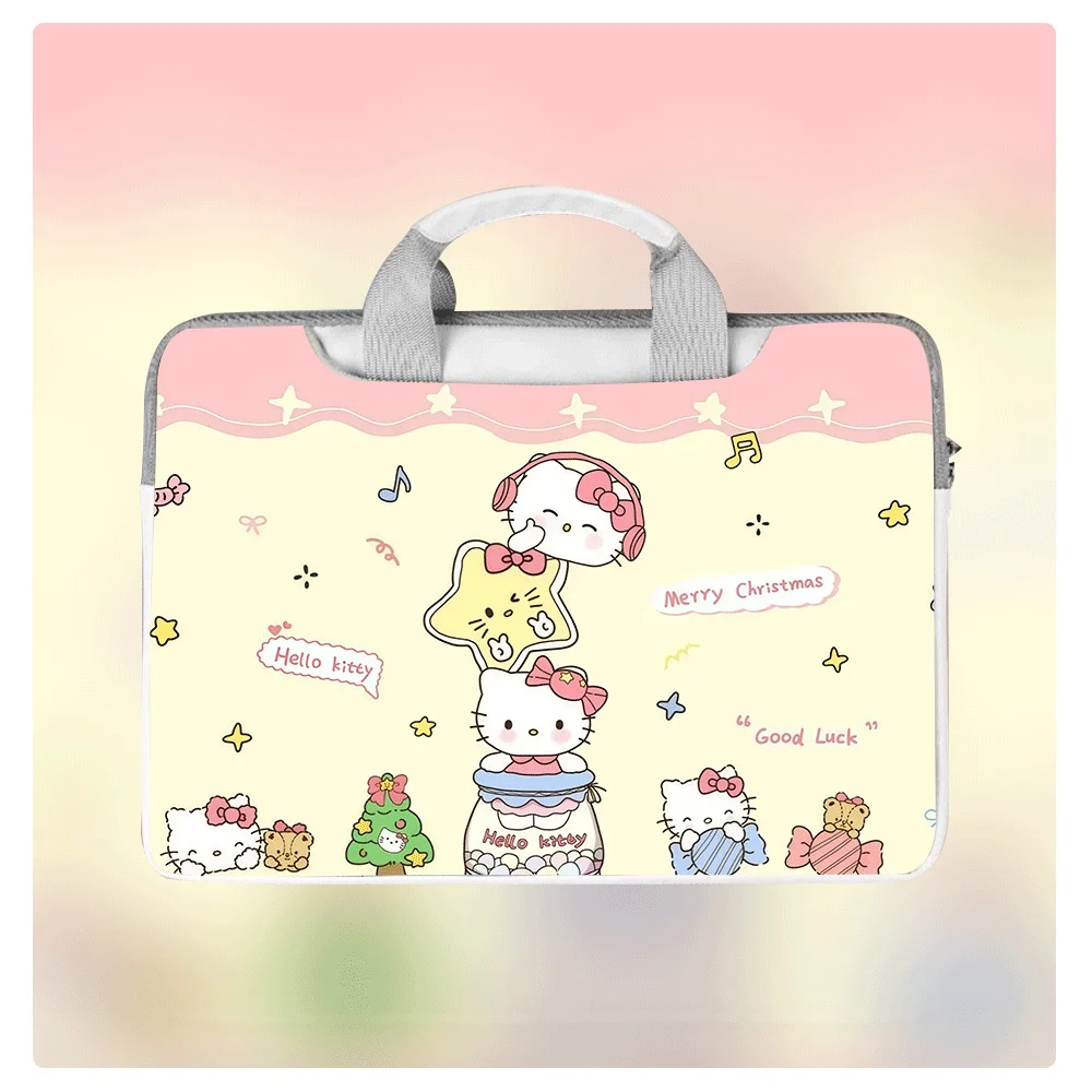 

Сумка для ноутбука My Melody & Pompompurin, 12, 13, 14, 15, 16 дюймов, противоударный чехол из искусственной кожи, мультяшный чехол для Apple iPad, Huawei MateBook, подарок, хит продаж