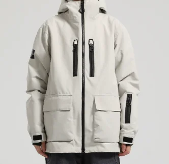 سترة تزلج على الجليد للرجال والنساء مقاومة للماء والرياح لوحة واحدة احترافية ولوحة مزدوجة وتصميم دافئ فضفاض