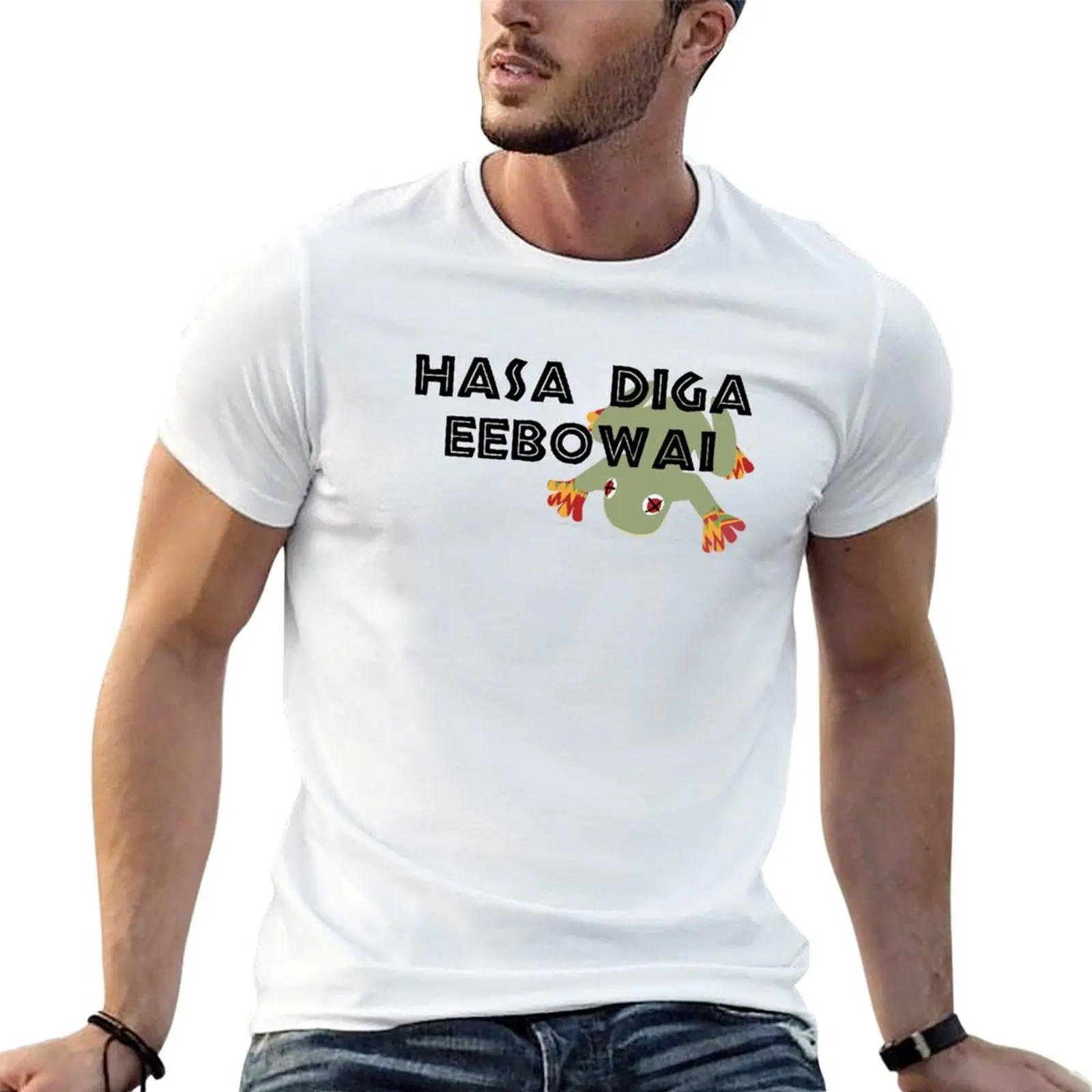 

Hasa Diga Eebowai Frog Book Of Mormon Musical T-Shirt man t shirts for men t shirts for man slim fit T-Shirt