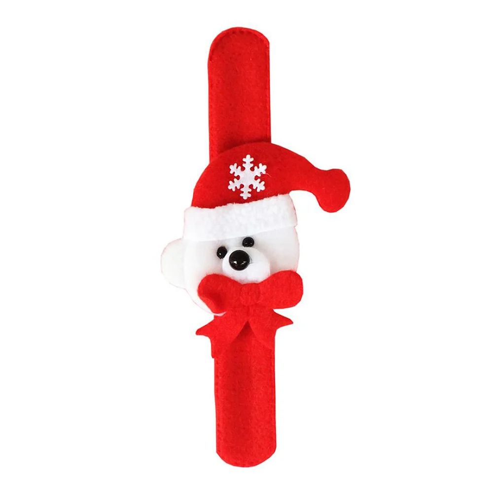 1 وحدة عيد الميلاد الأساور للأطفال صفعة على سوار براعة رائعة المحمولة عطلة حزب هدية للبنين بنات ديكور #5