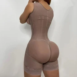 Women Colombian Fajas High Compression Girdles Tummy Control Full Body Slimming Shaperwear